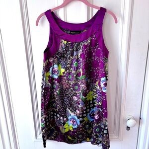 Y2K Request Women’s Floral Sleeveless Baby Doll Dress Size Medium